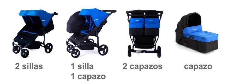 REGALO Carro gemelar easy twin de baby monster 2