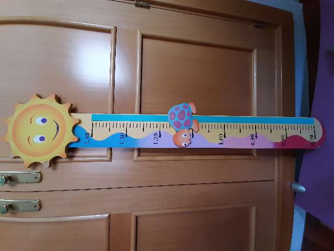 REGALO Medidor de altura para nios y muecos decorativos.