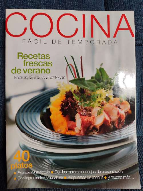REGALO Libro de recetas de cocina Cocina rpida de temporada 